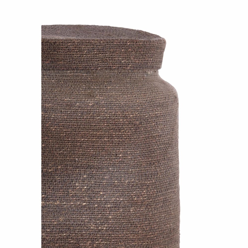 Korb aus Seegras, dunkelbraun, Ø33cm - Maisons Du Monde