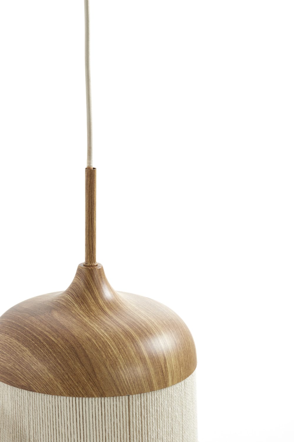 Suspension métal brun 90x22x32cm — vue 4
