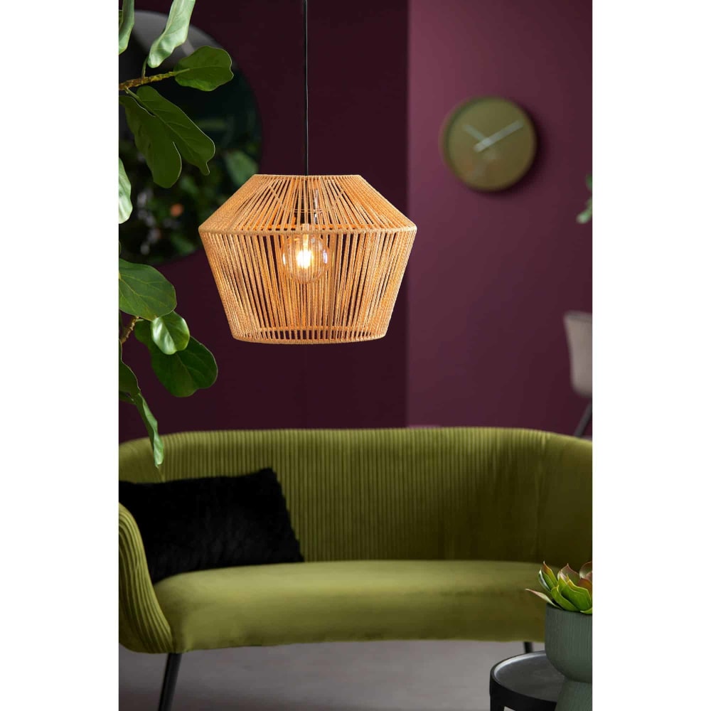 Suspension brun/blanc ø40cm — vue 3