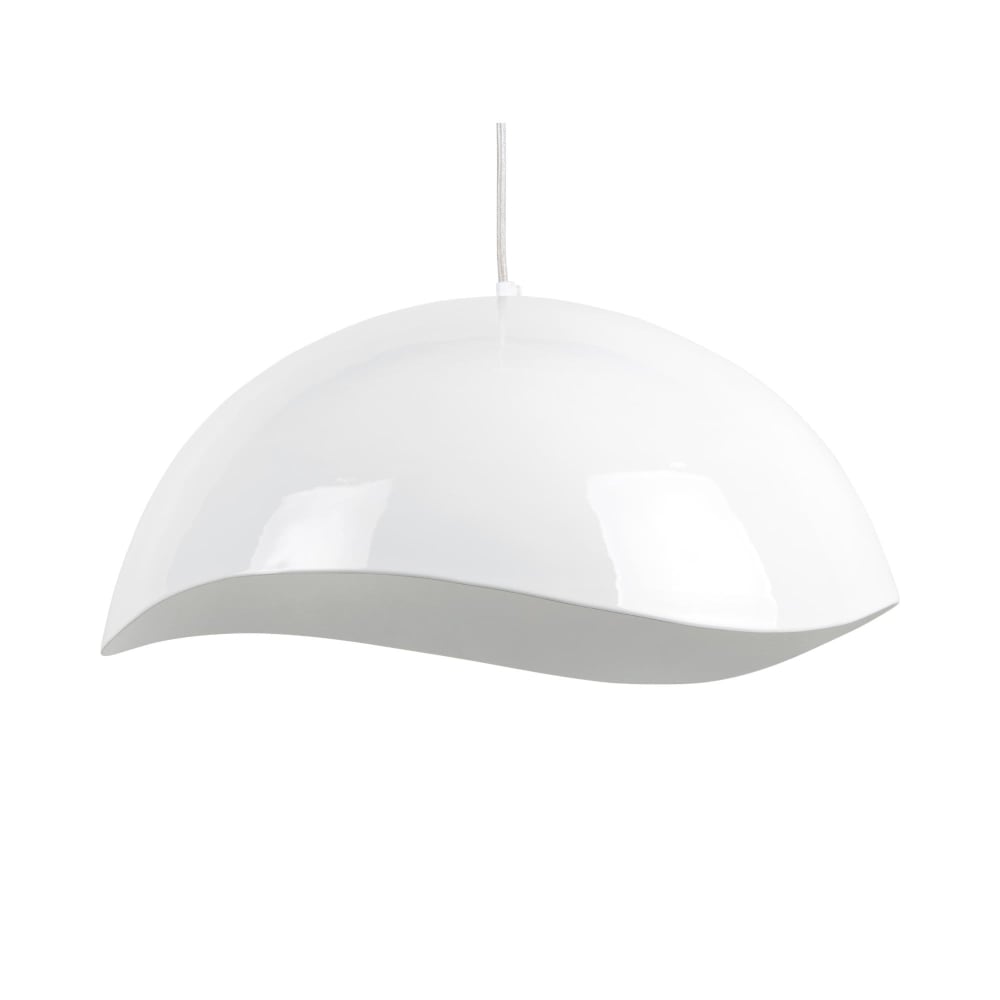 Hängeleuchte aus Eisen, weiß, Ø50cm - Maisons Du Monde
