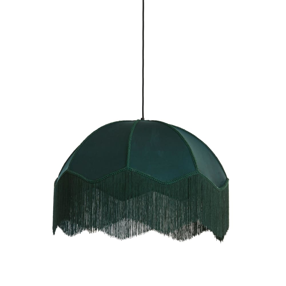 Light & Living Hängeleuchte aus Kunststoff, dunkelgrün, Ø60cm style modern - Pvc - Polyvinlychlorid