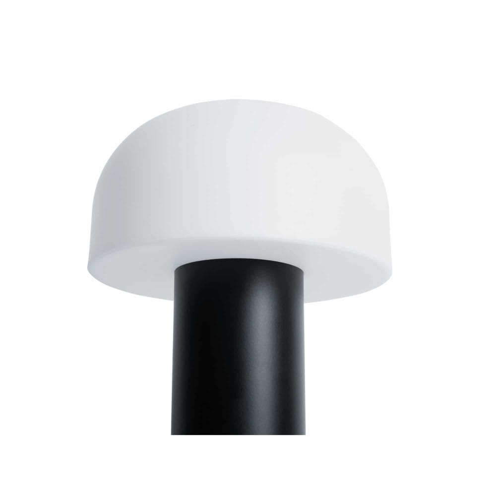 Tischleuchte aus Plastik, schwarz, Ø15cm - Maisons Du Monde