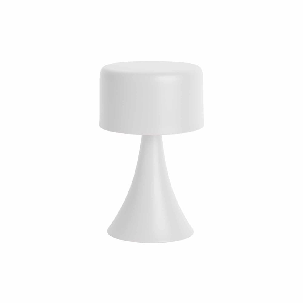 Lampe de Table fer blanc 12.5x12.5x21cm