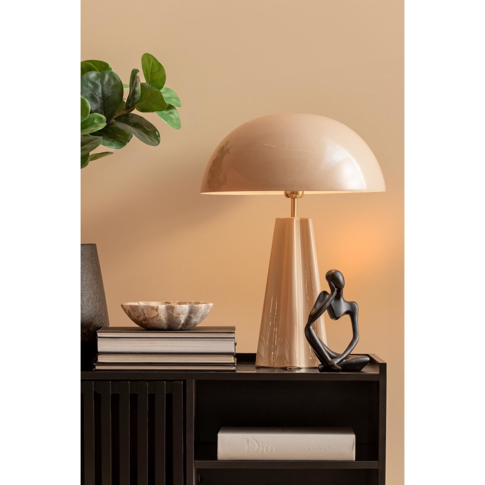 Lampe de table fer brun ø30cm — vue 3