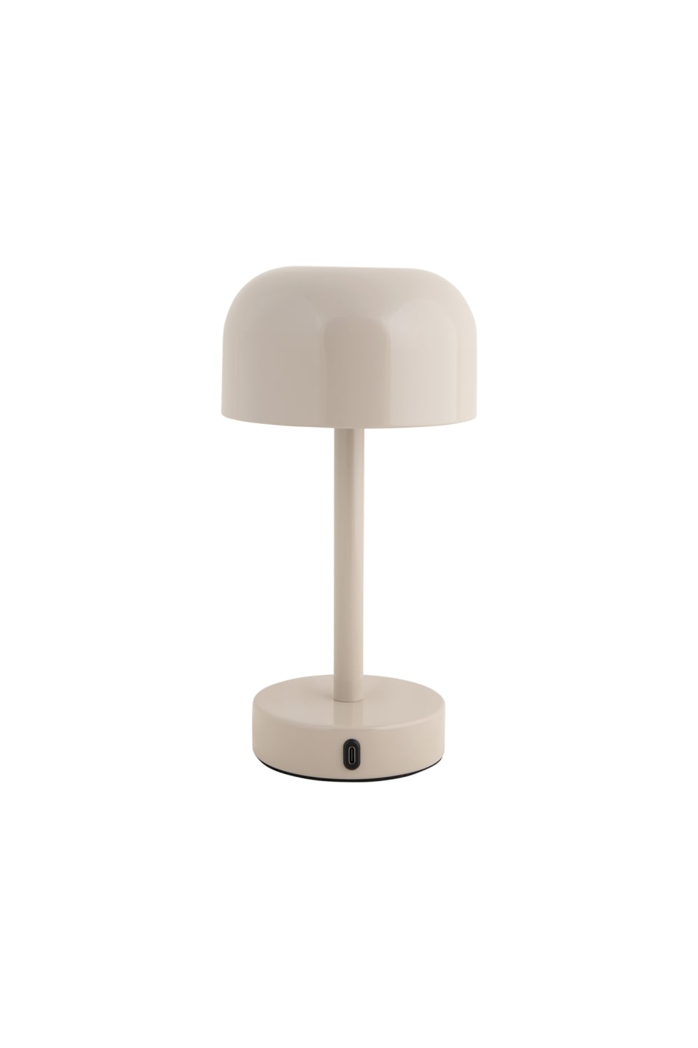 Lampe de table fer gris 12.5x12.5x24.5cm — vue 4