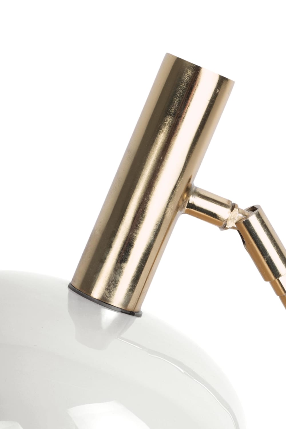 Lampe de table fer blanc 23x19.5x56cm — vue 4
