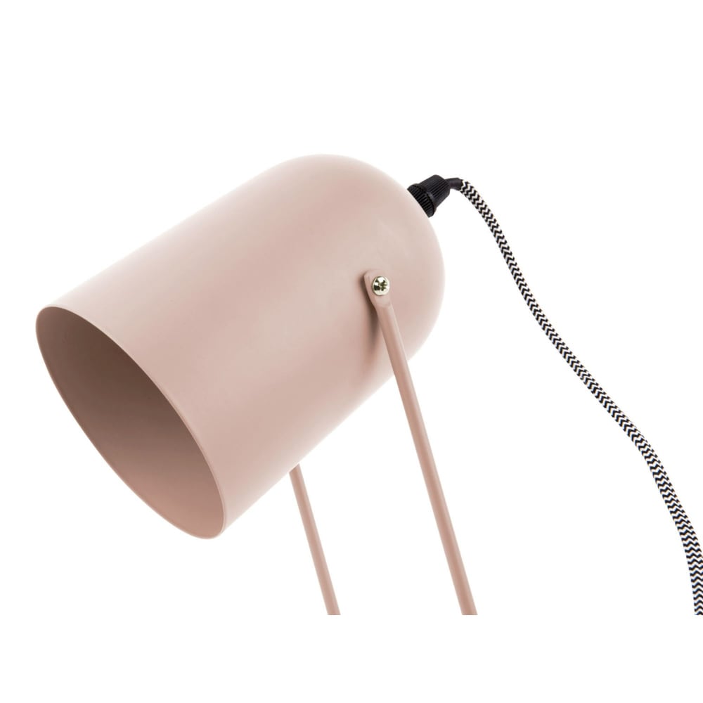 Lampe de table fer rose 30x18cm — vue 3
