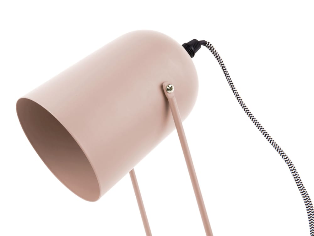 Lampe de table fer rose 30x18cm — vue 4