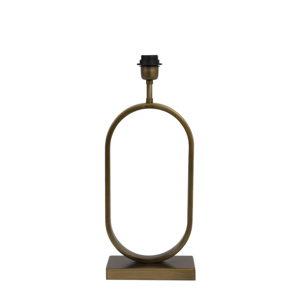 Lampadaire couleur or métal 20x10x45cm