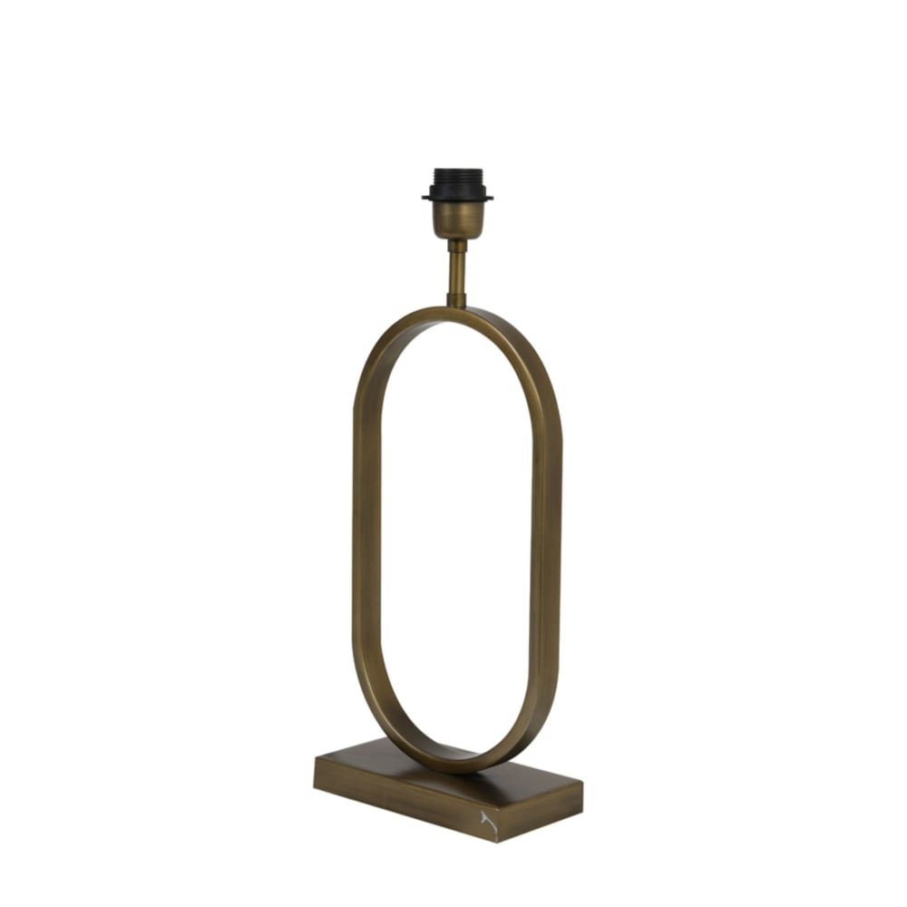 Lampadaire couleur doré métal 20x10x45cm — vue 3