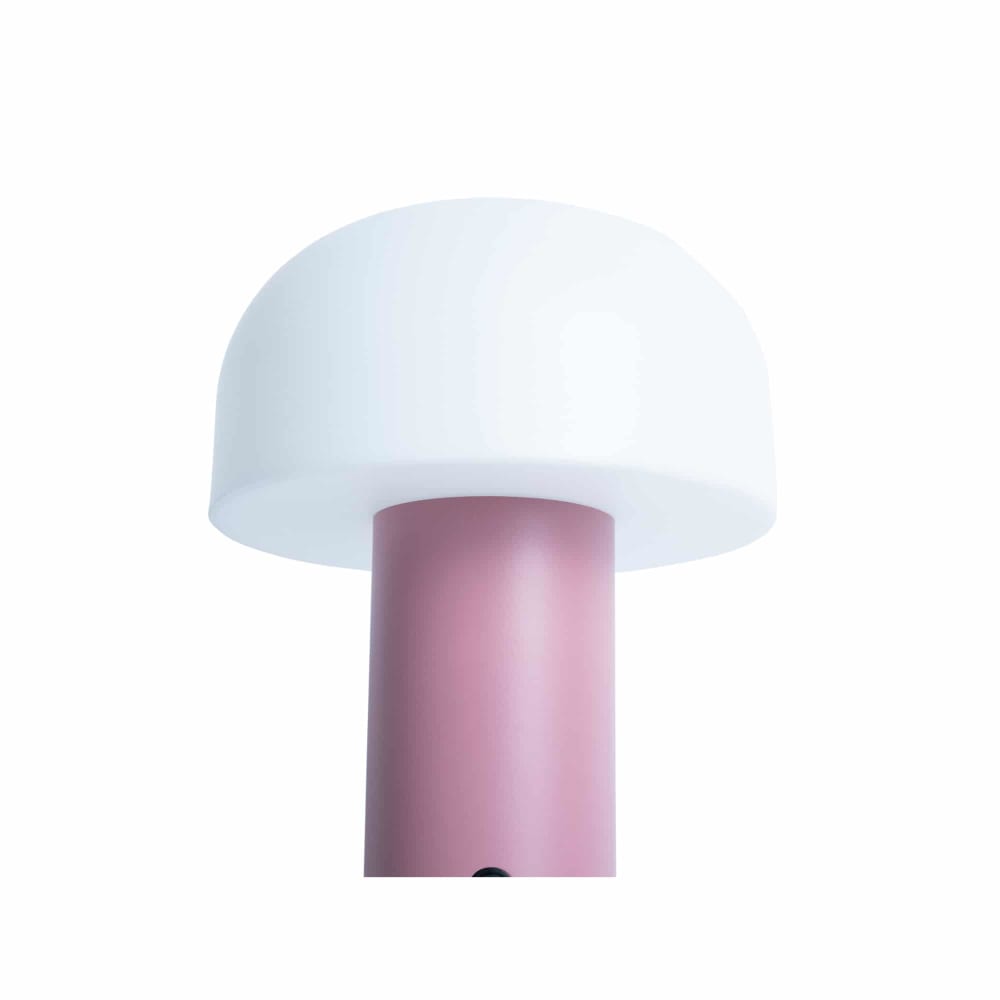 Tischleuchte aus Plastik, rosa, Ø15cm - Maisons Du Monde
