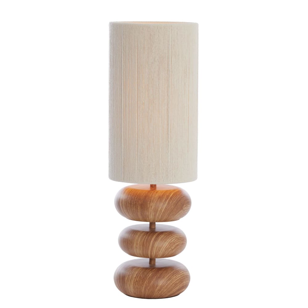 Lampe de table métal brun ø22cm — vue 3