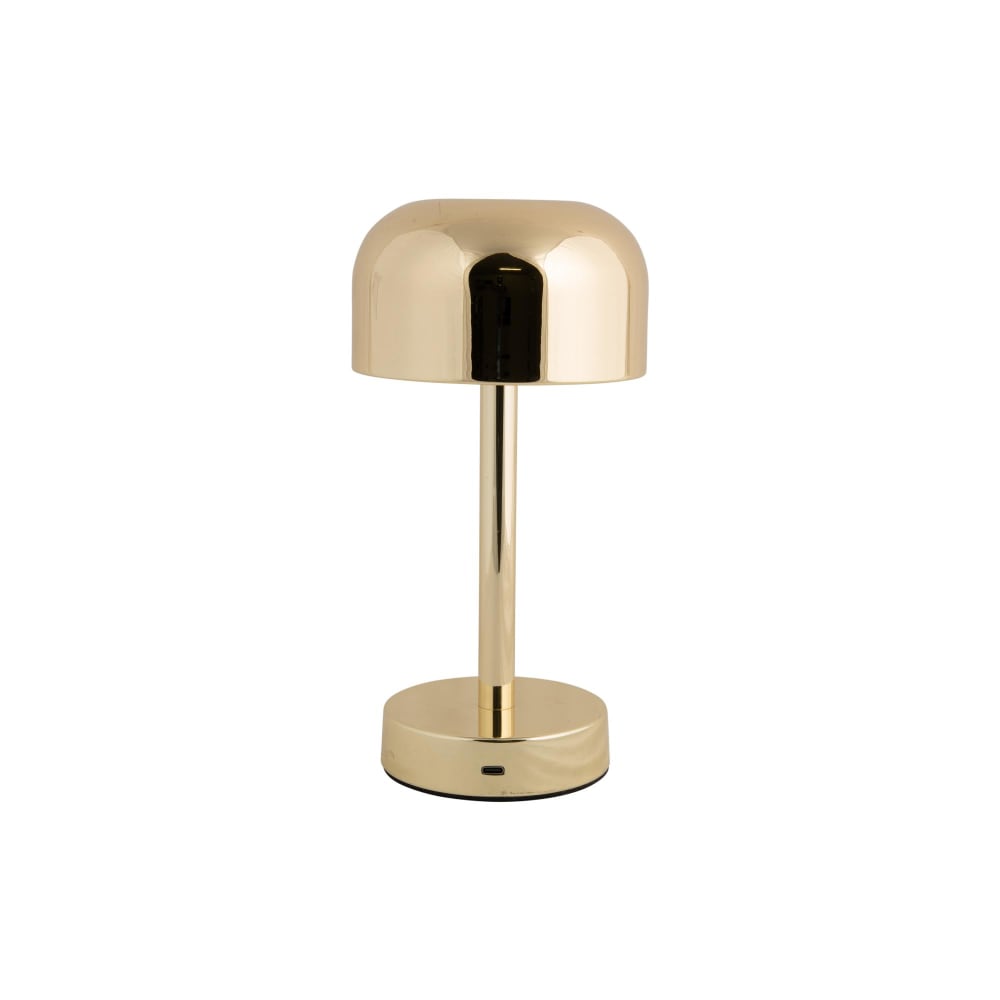 Lampe de table fer couleur doré 12.5x12.5x24.5cm — vue 3