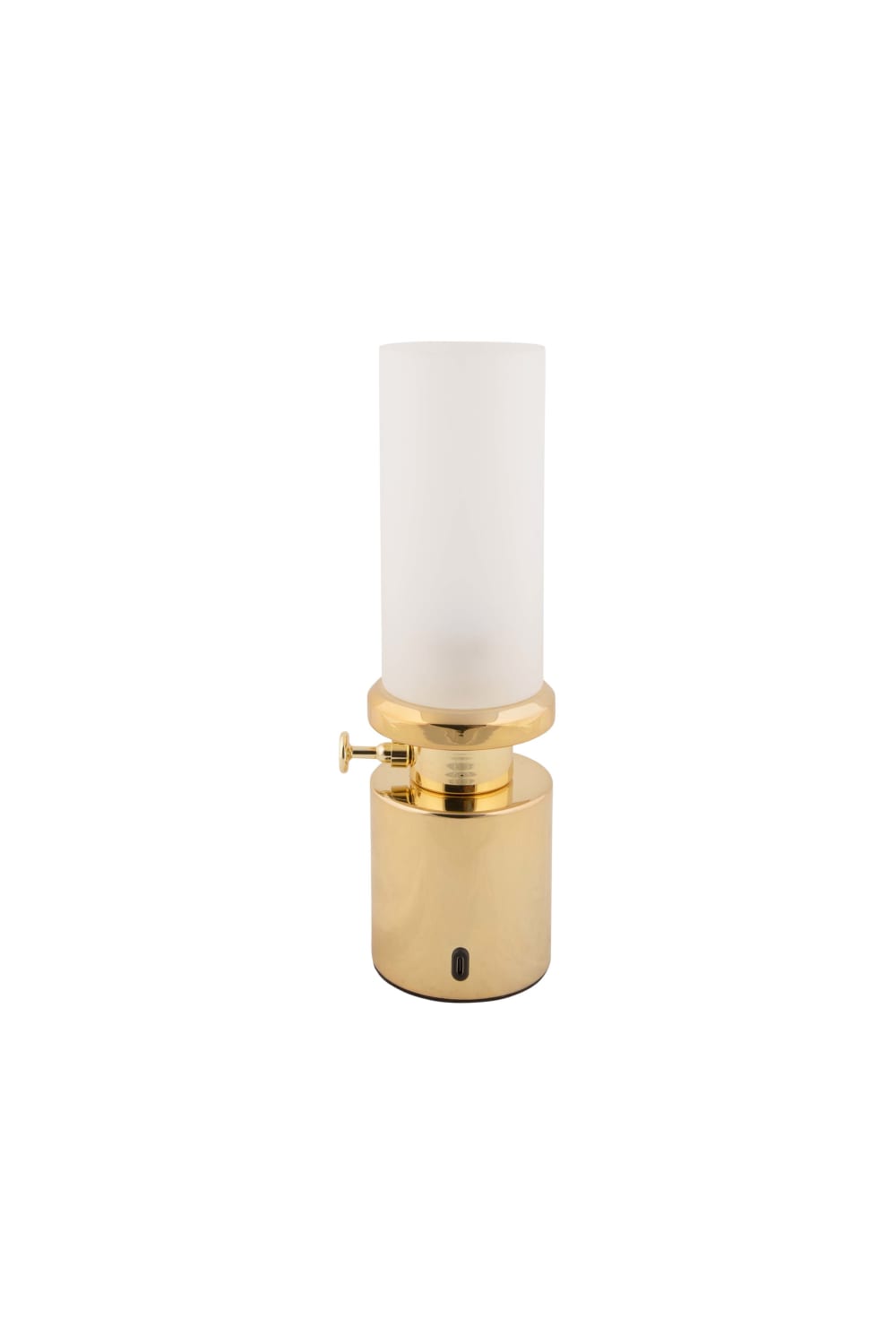 Lampe de table fer couleur doré 9x9x29.5cm — vue 4