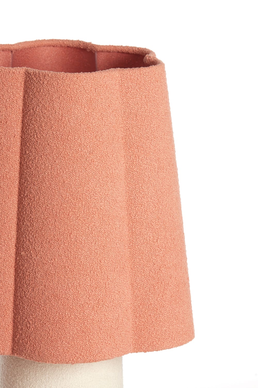 Lampe de table textile rose tendre ø25cm — vue 4
