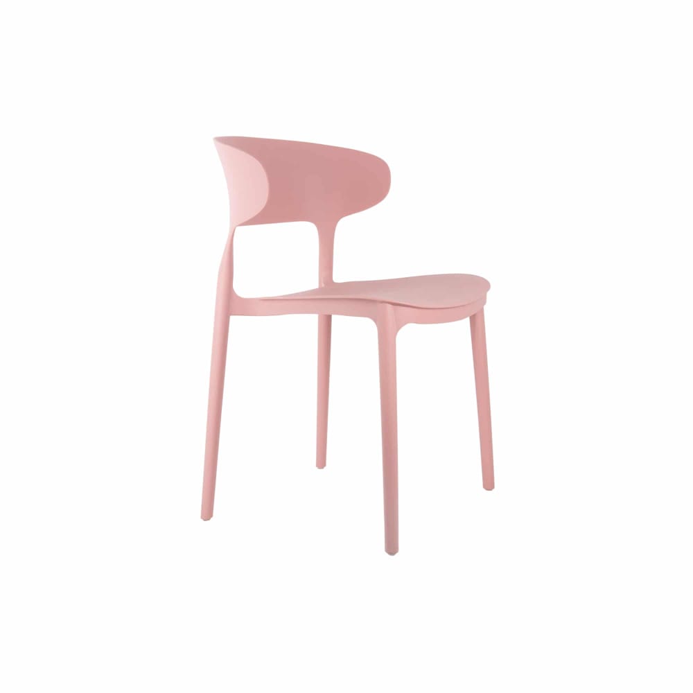 chaise de salle á manger - rose