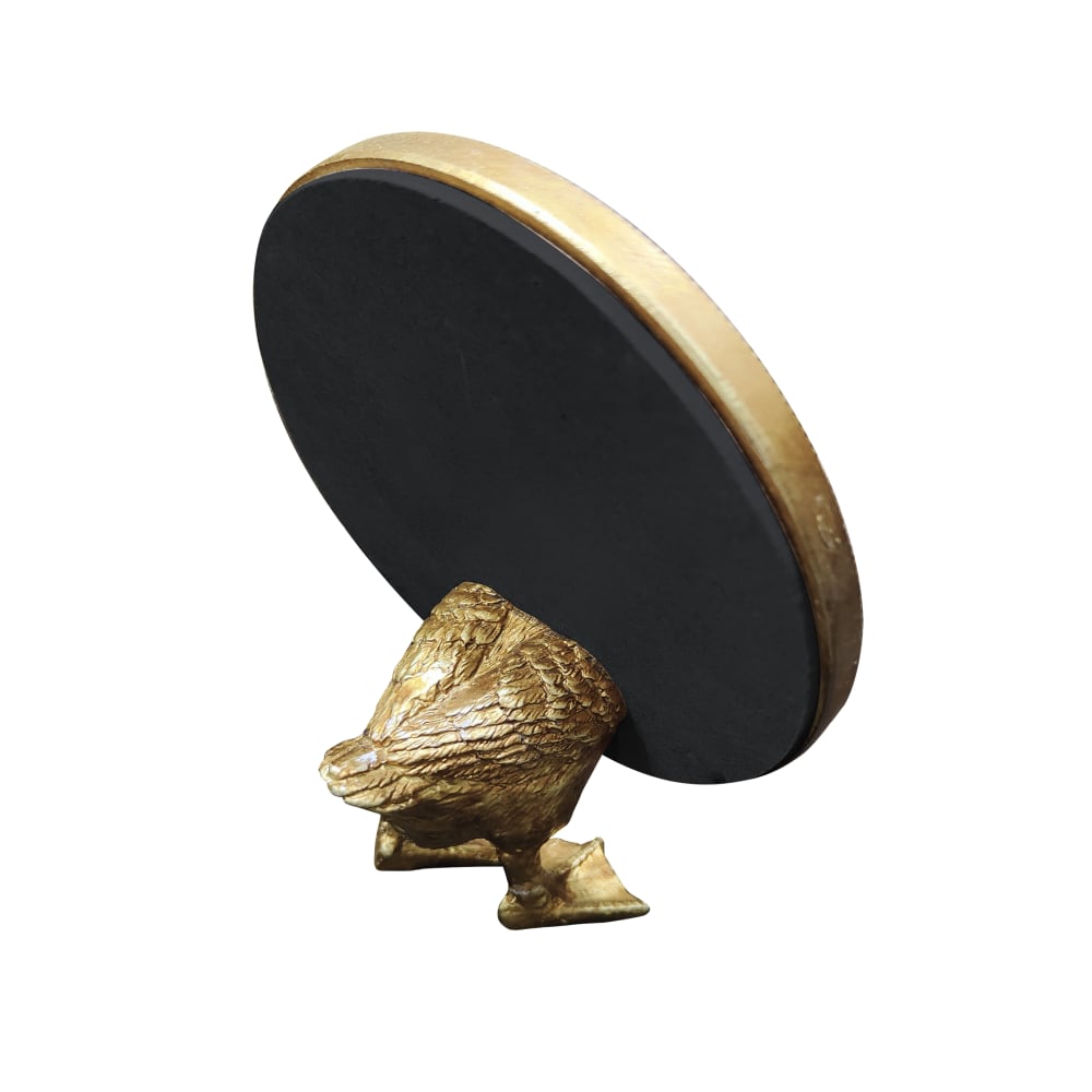 Miroir à poser canard doré 12.8x6x15.8cm - Maisons du Monde