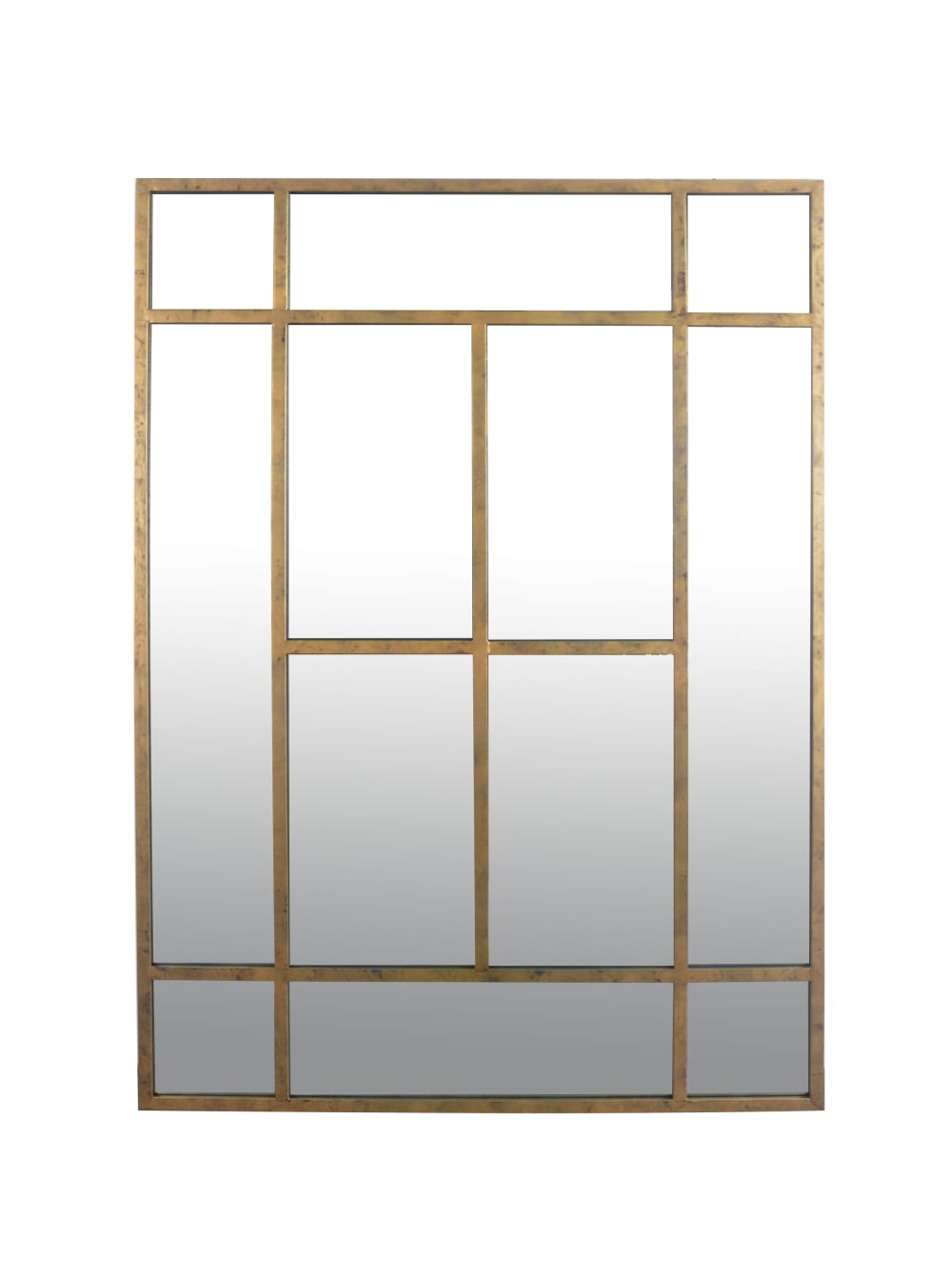 Miroir métal doré 140x100cm