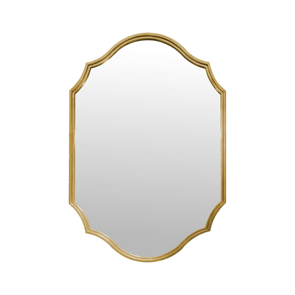 Miroir métal 60x90cm dore