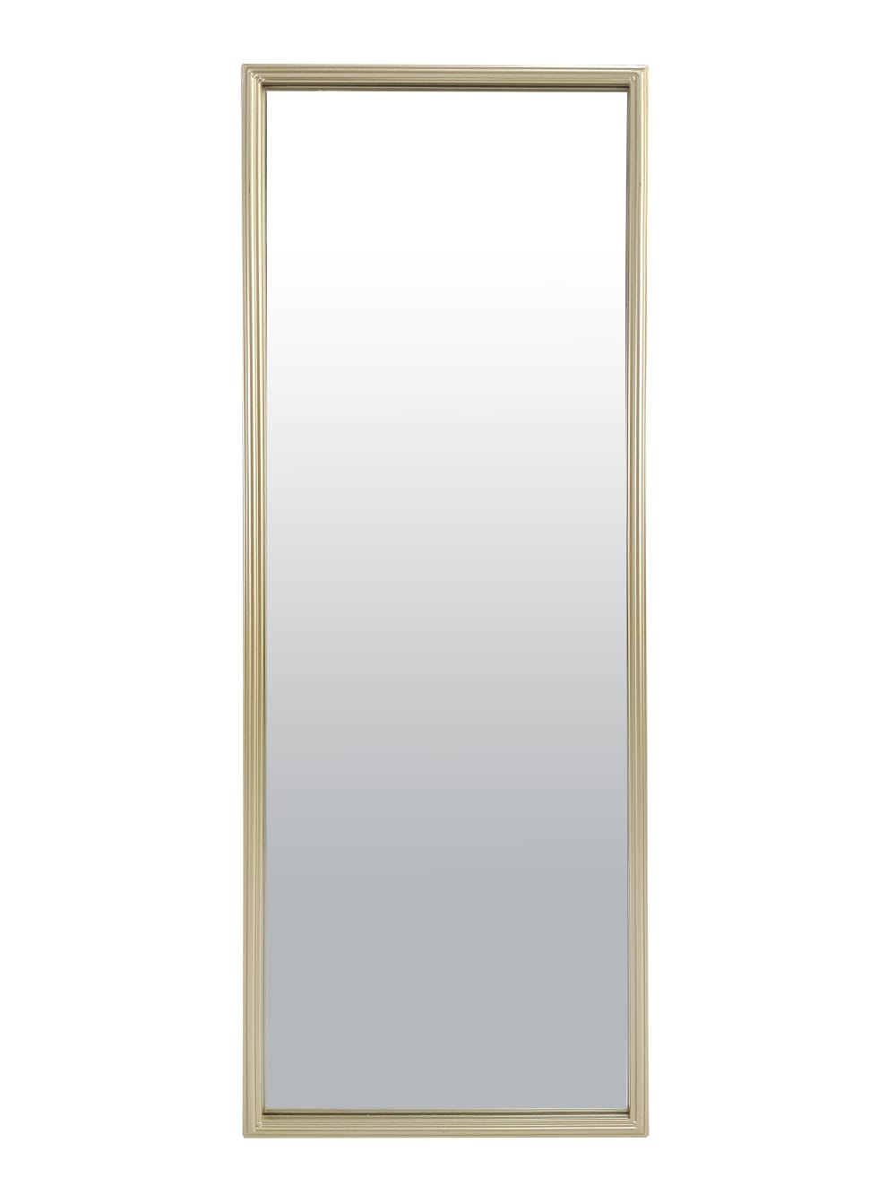 Miroir long métal doré 40x110cm