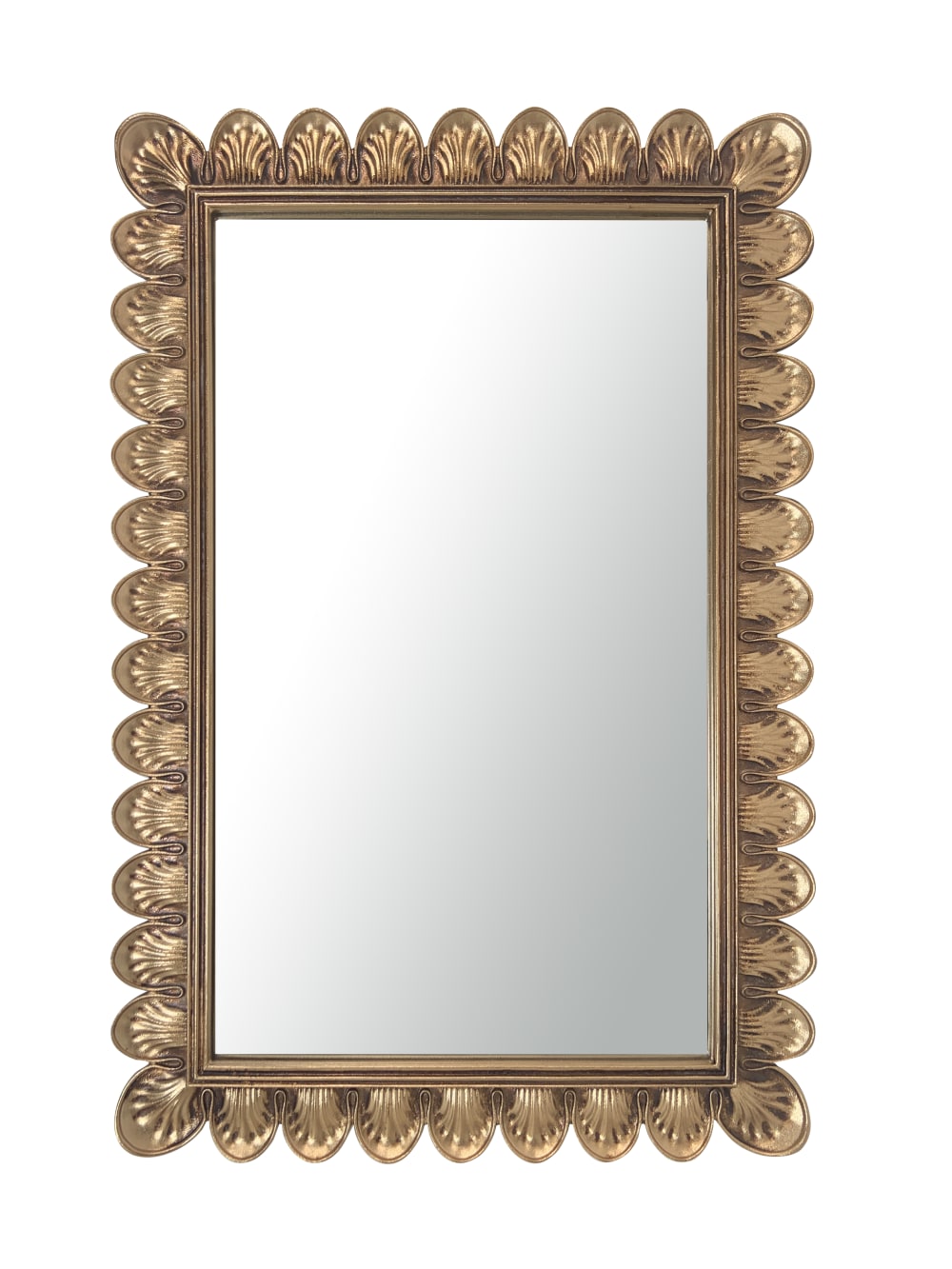 Miroir doré 29x44cm