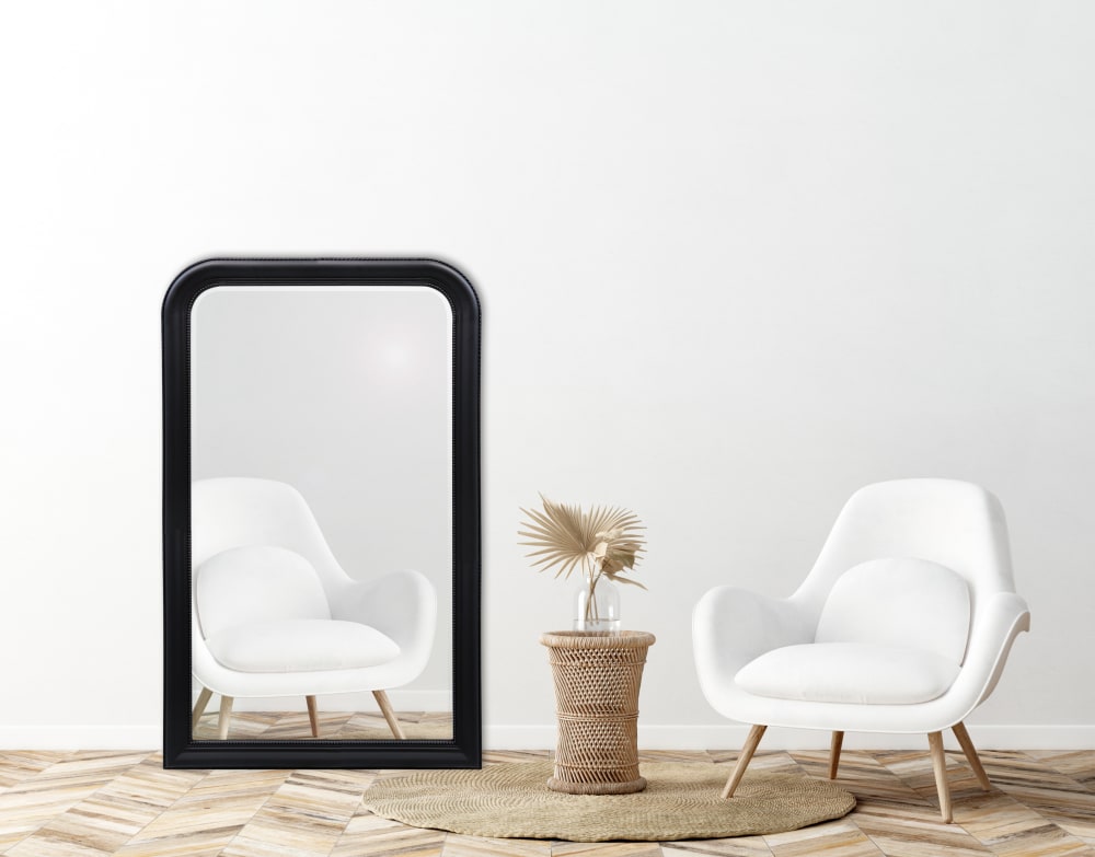 Miroir victoire XXL noir 100x160cm ext - Maisons du Monde