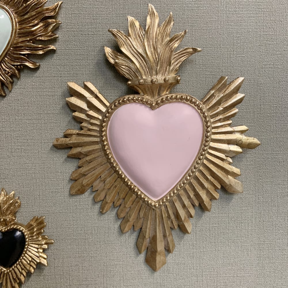 Déco murale ex-voto rose pâle 14,4x18,5cm - Maisons du Monde