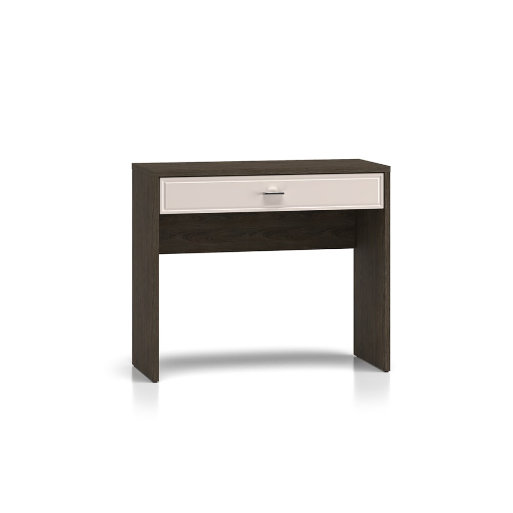 Coiffeuse 1 tiroir stratifiés beige