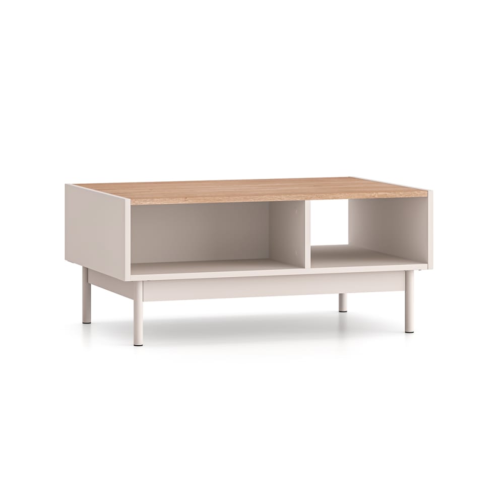 Table basse stratifiés beige