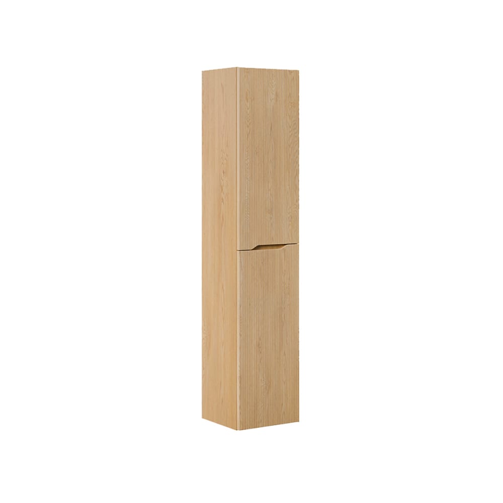 Petits meubles Wandsäule 2 Türen Holz Laminat Helle Eiche Braun Spanplatte