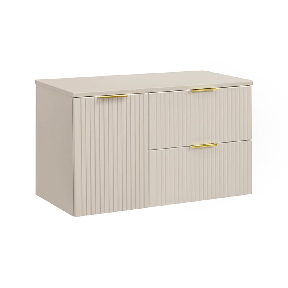 Waschtischunterschrank 100cm MDF Kaschmir - Maisons Du Monde
