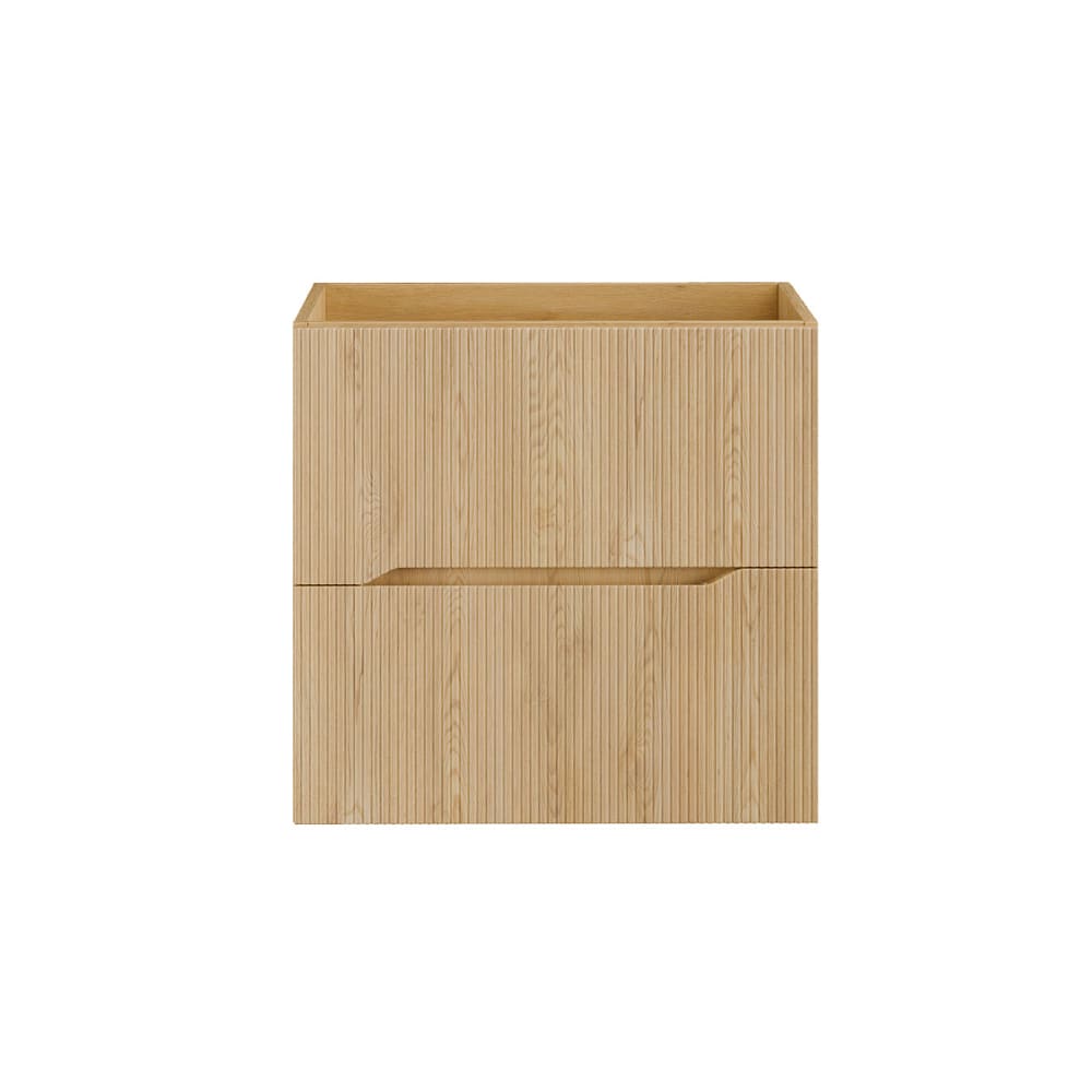 Waschtischunterschrank 60cm Holz Laminat Helle Eiche - Maisons Du