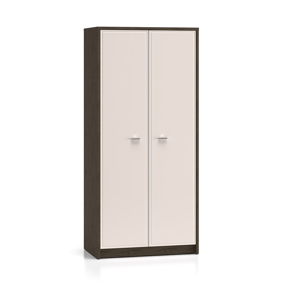 Armoire 2 portes stratifiés beige