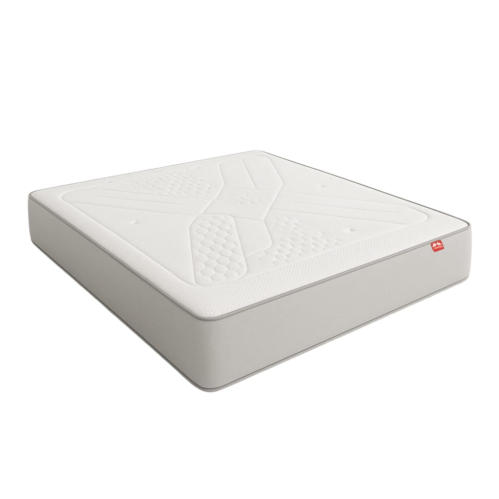 Matelas rafraîchissant 200x200 cm, ressorts ensachés, fermeté élevée