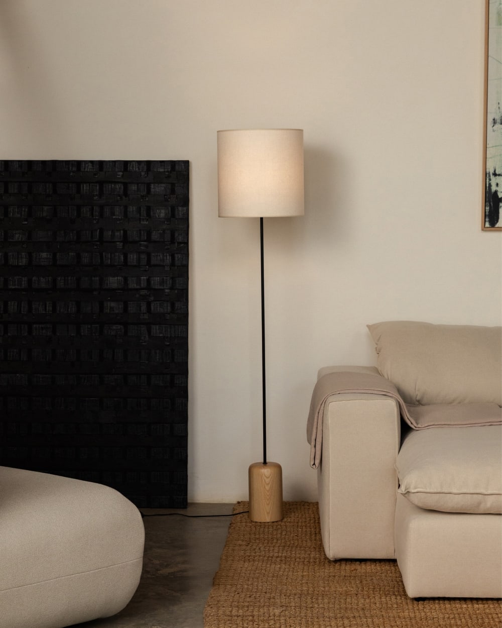 Lampadaire beige — vue 3