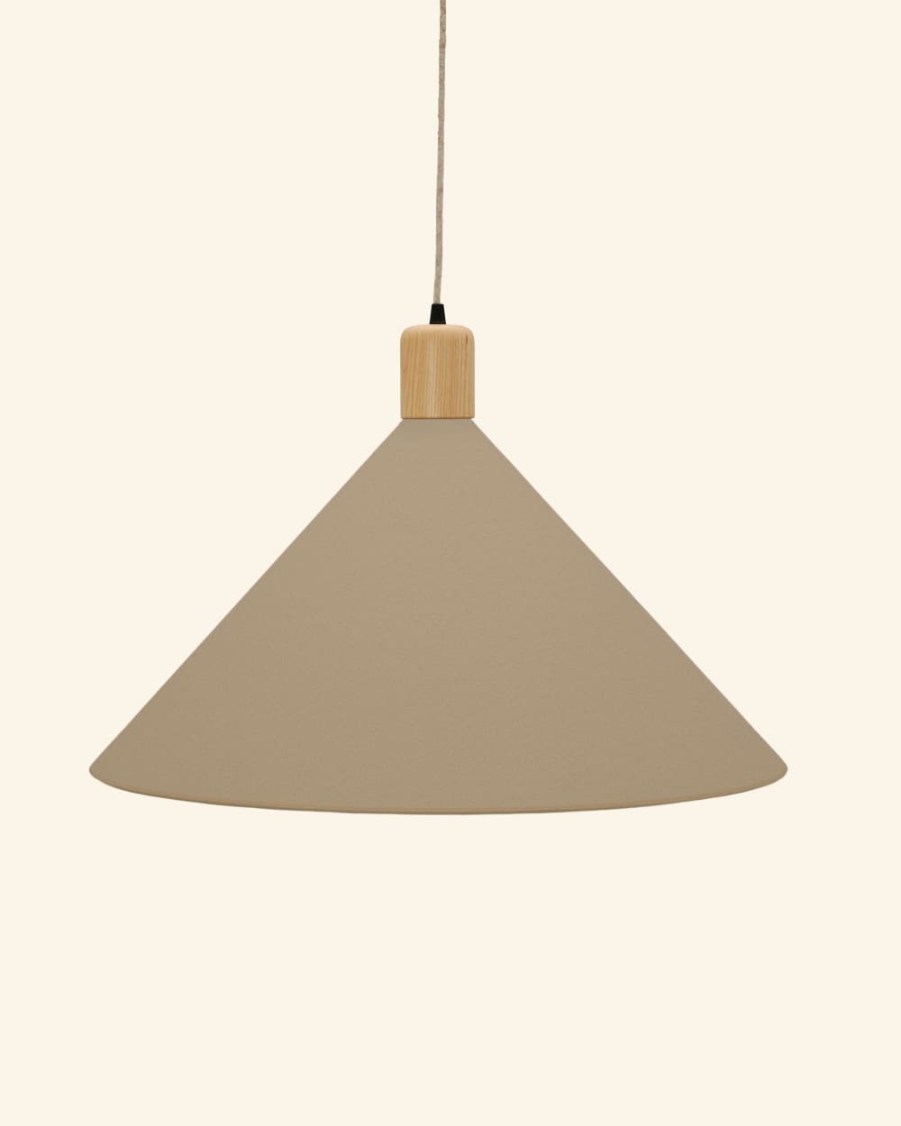 Suspension marron clair — vue 3
