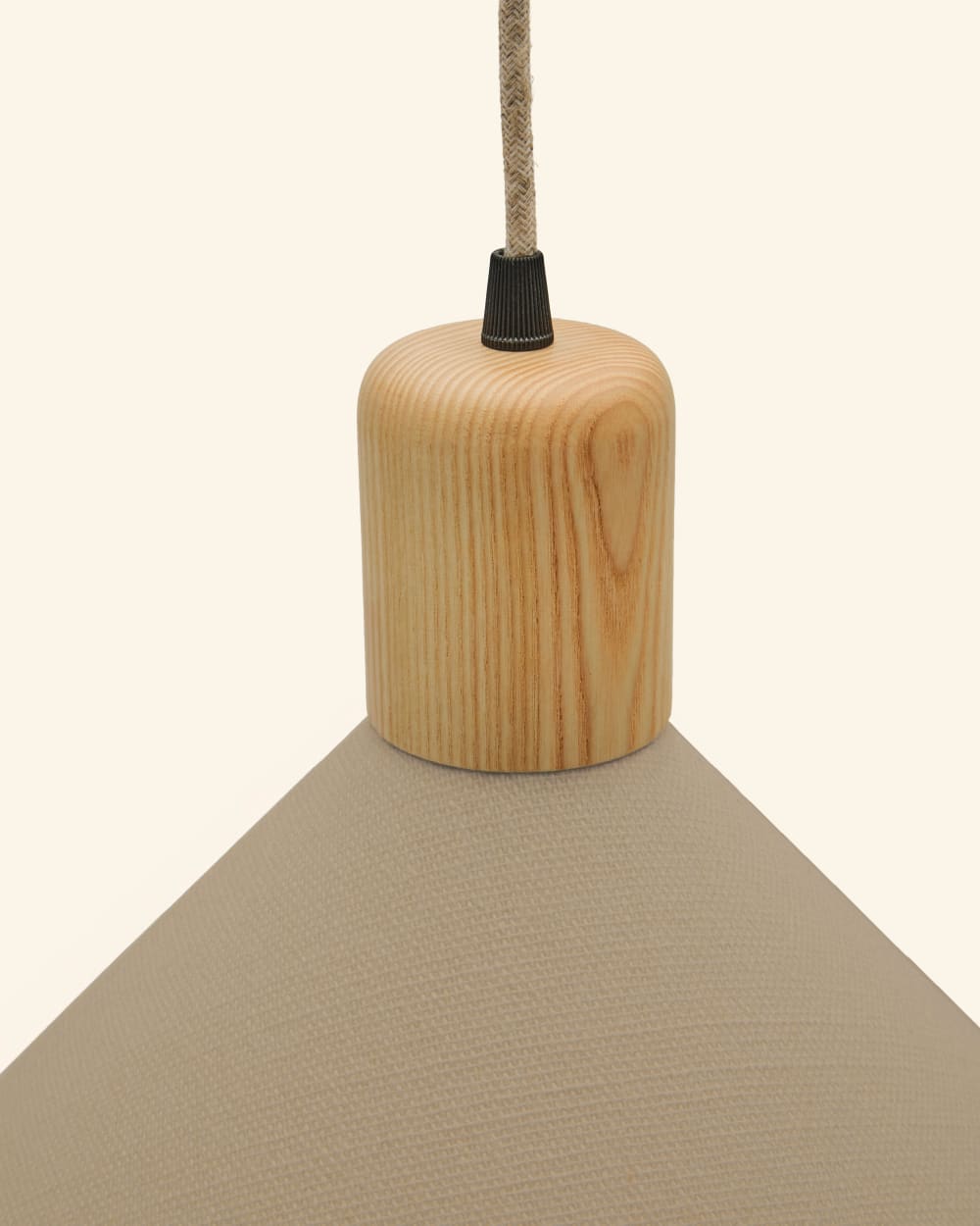 Suspension marron clair — vue 4