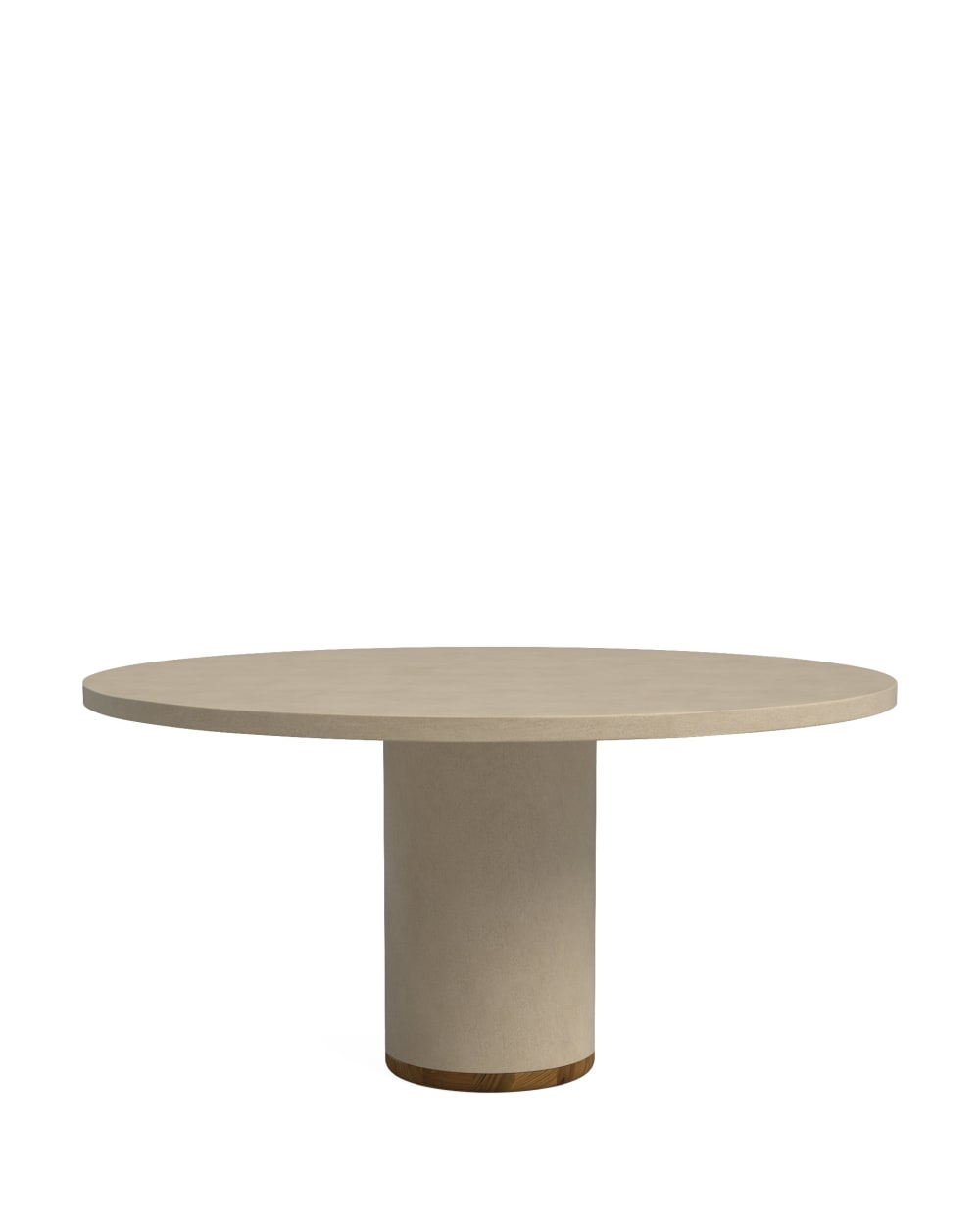 Hannun Esstisch aus Mikrozement Sandfarbe 150 cm style modern Beige Naturstein