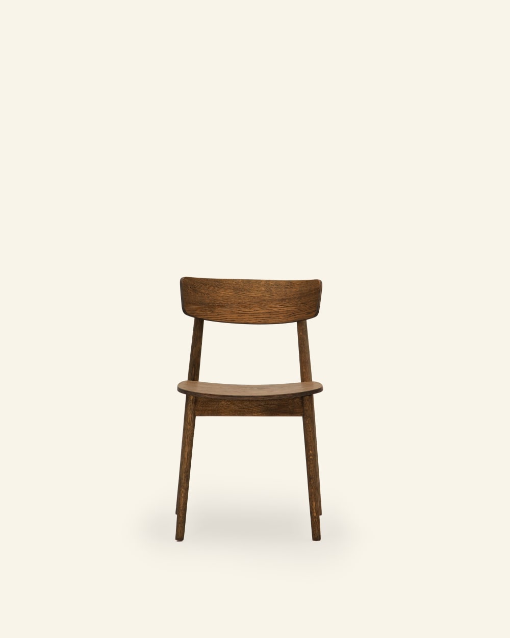 Chaise bois chêne foncé