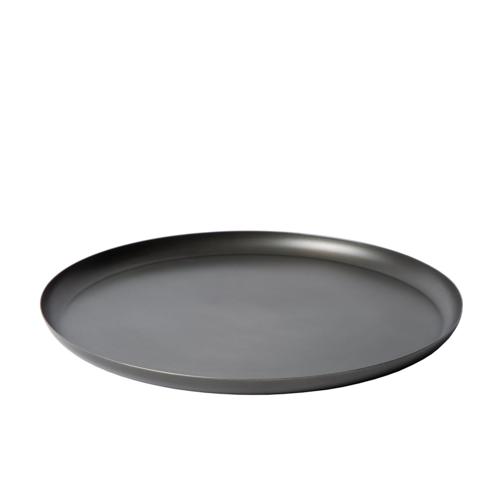 Plateau rond en zinc, ø 34cm