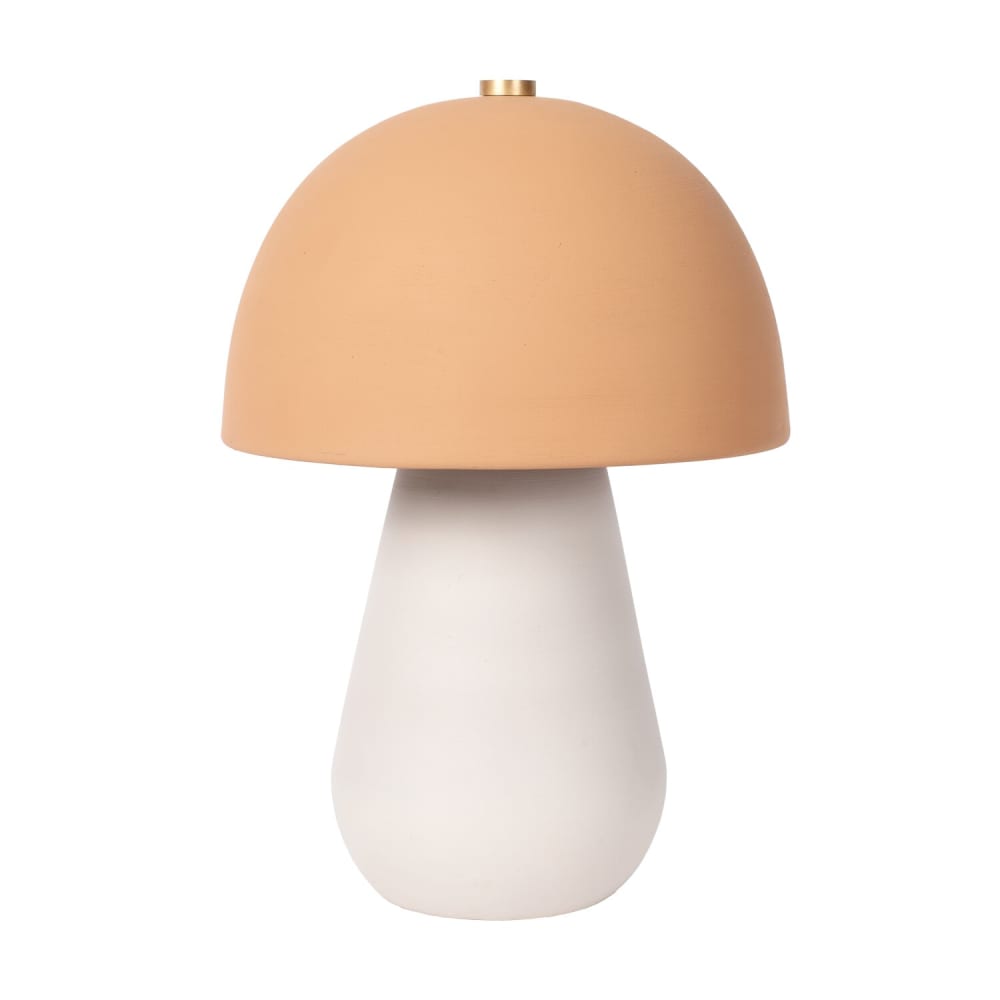 Lampe de table terracotta 25x25x38 cm blanc — vue 4