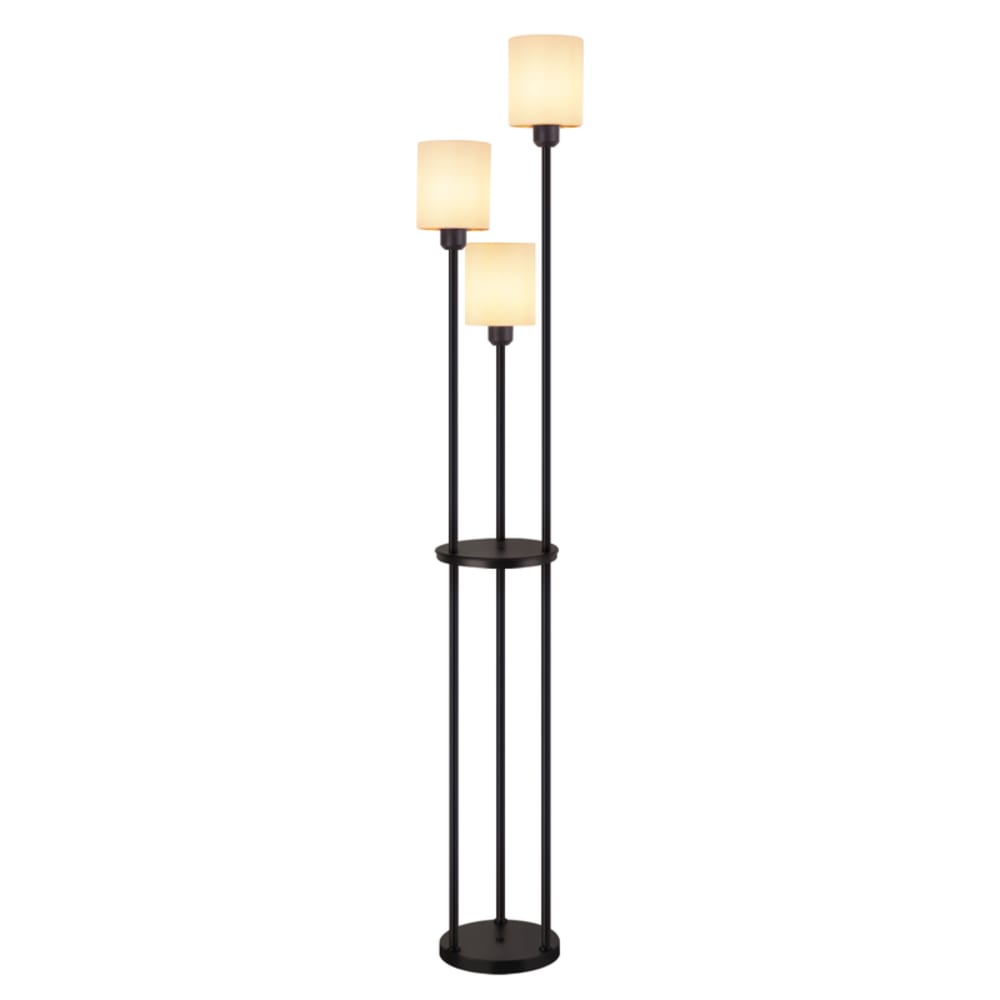 Lampadaire en métal, L:22, noir