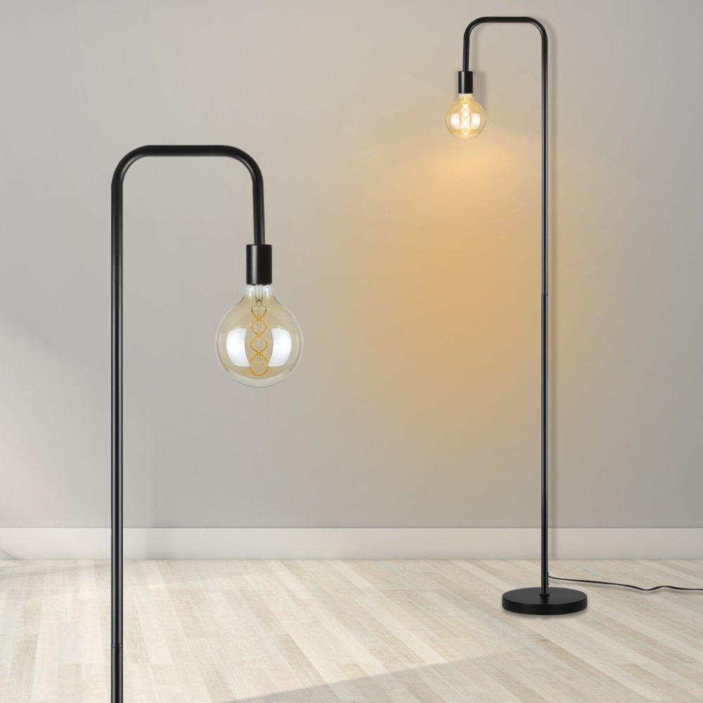 Karla - Stehlampe aus Metall, Schwarz, L 157 cm, E27, max. 40 W -