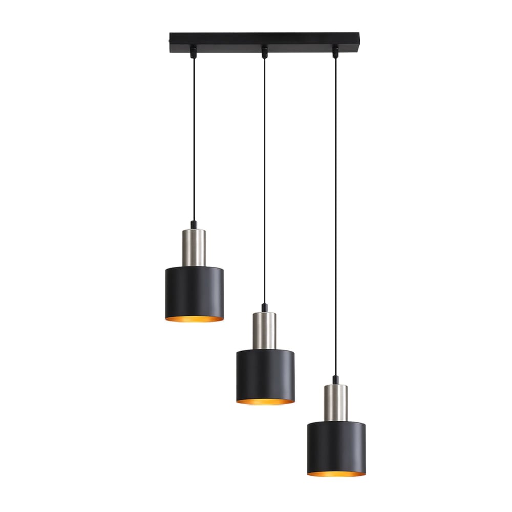 Filderstadt - suspension en métal, noir, l 40 cm, e27