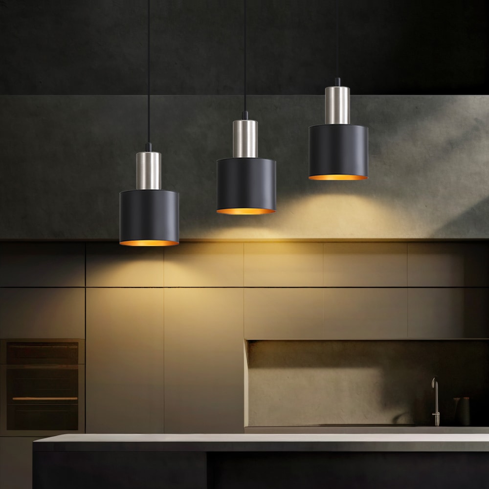 Filderstadt - suspension en métal, noir, l 40 cm, e27 — vue 3