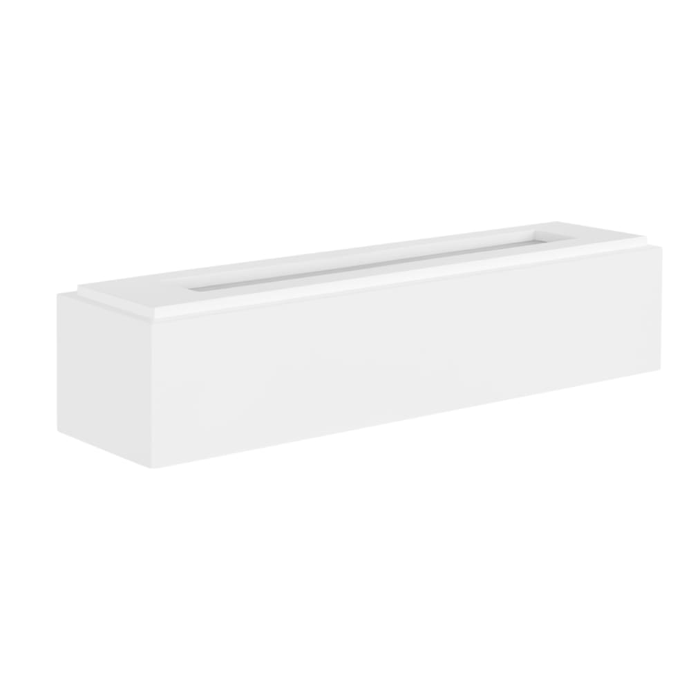 Aub - applique murale en plastique, blanc, l 36 cm, g9