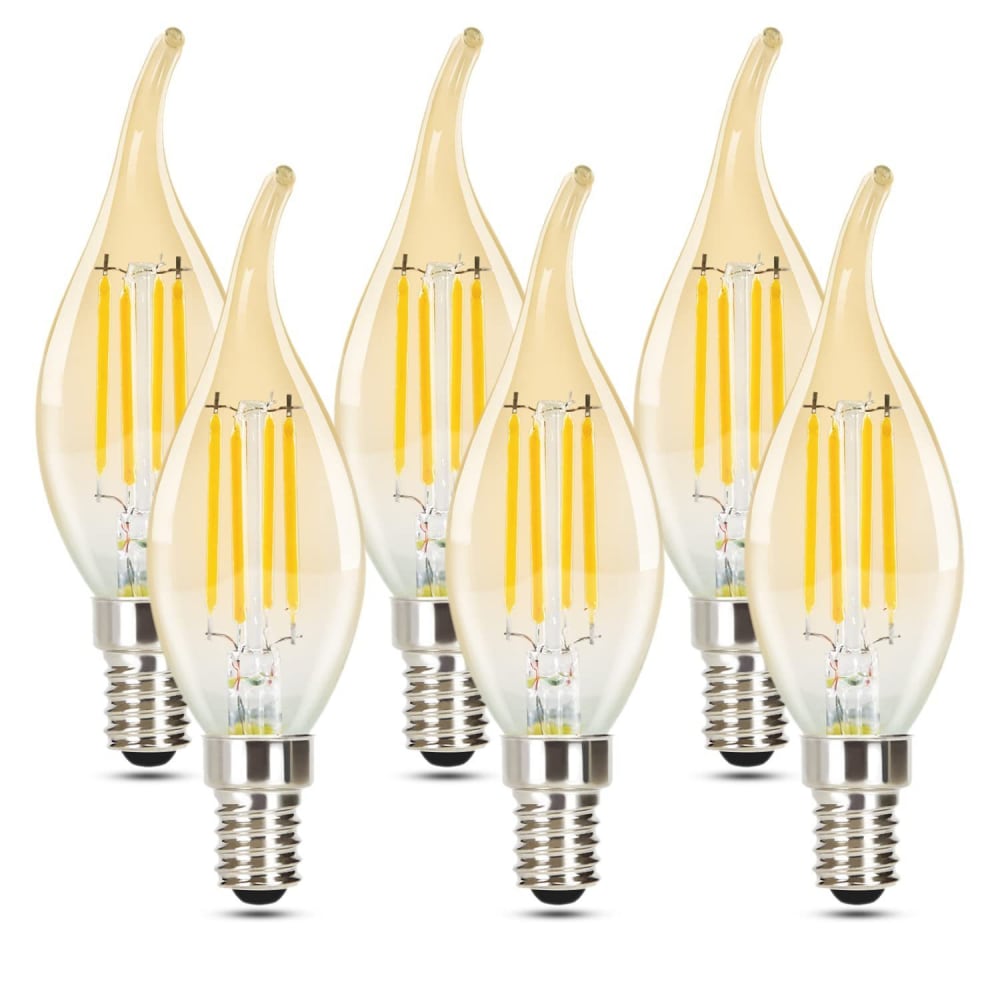 Margeson - LED-Leuchtmittel aus Glas, Transparent, 4 cm, E14 -