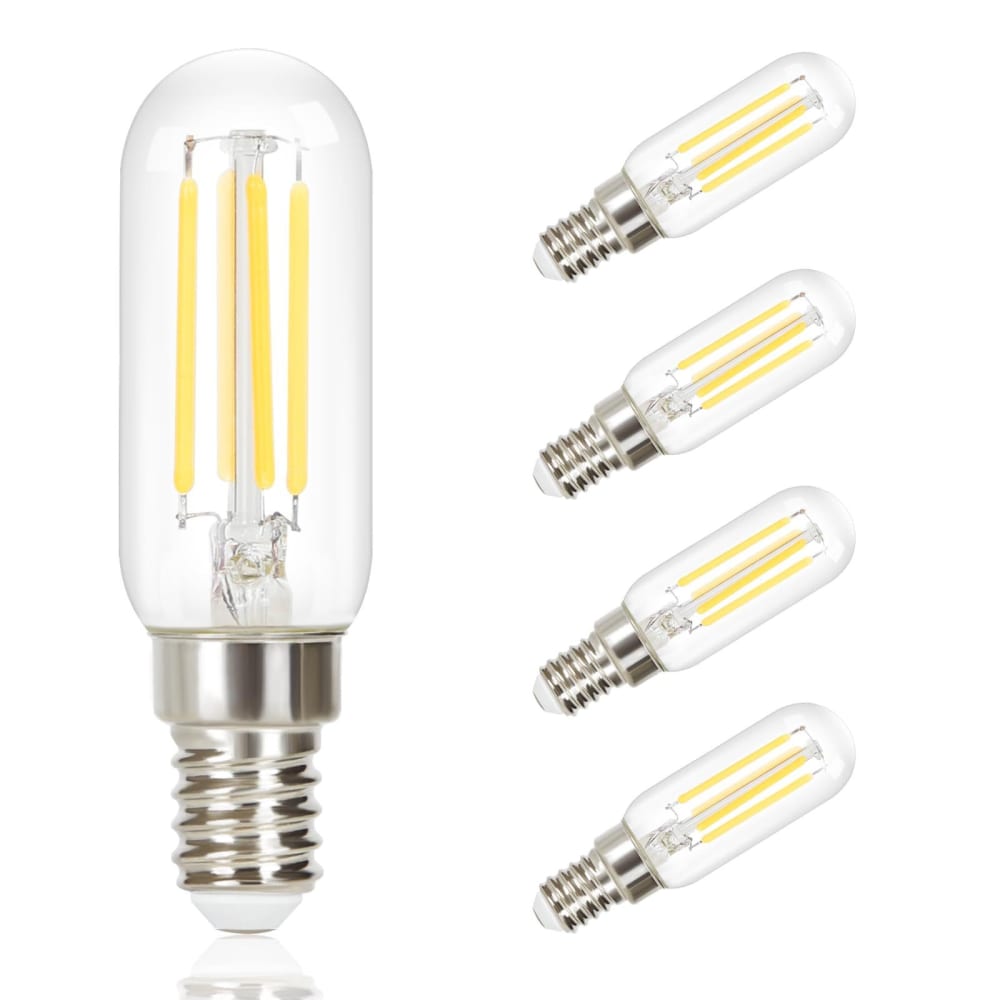 Ampoules LED, verre, L:2, transparentes (lot de 4)