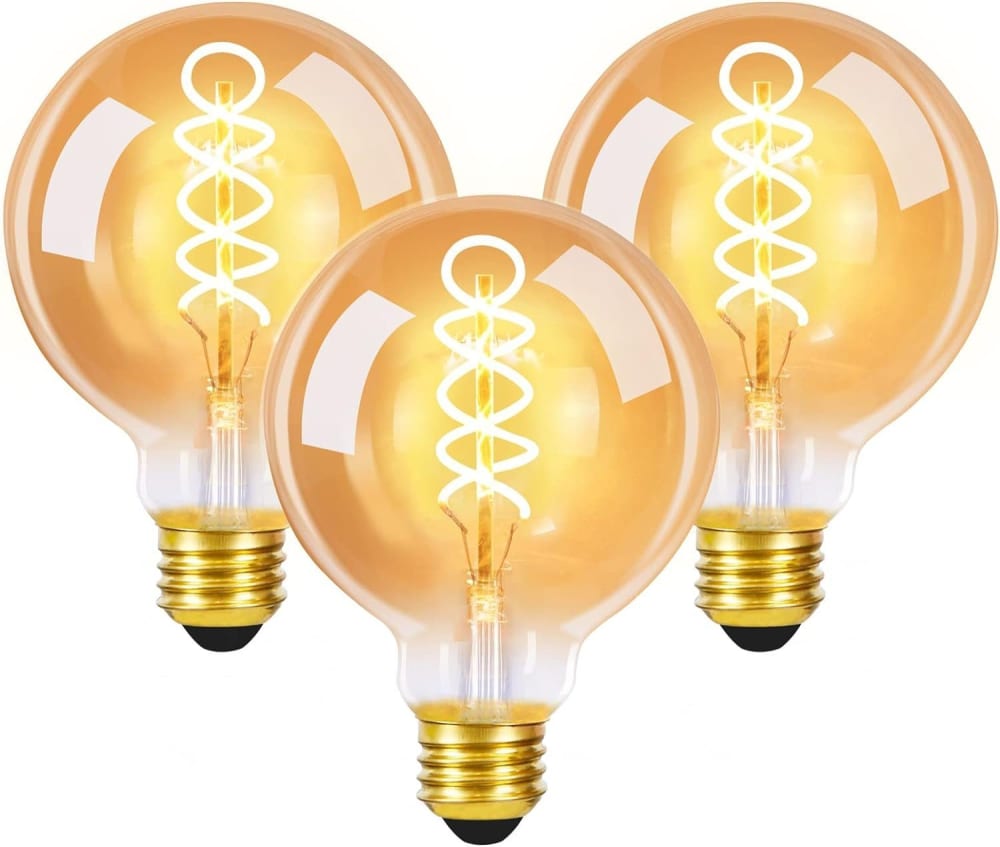 Dachau - ampoule led en verre, transparent, l 8 cm, e27