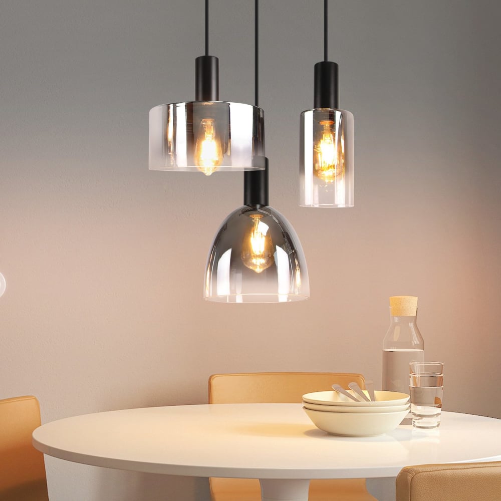 Kelly - suspension en métal, coloris noir, l 22 cm, e27, max. 25 w — vue 3